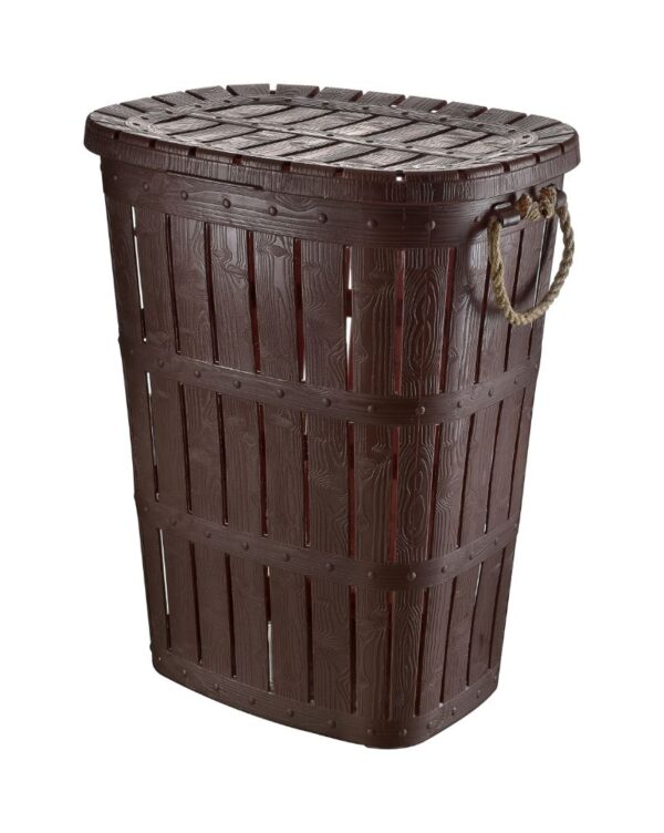 Tuffex botanica laundry hamper 62L with rope handle TP468