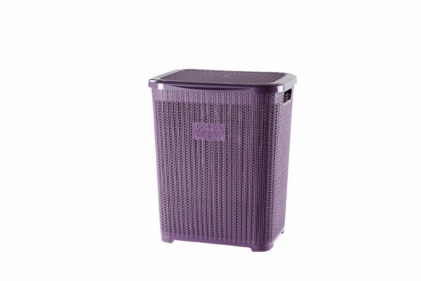 Violet Bamboo Laundry Basket 1014