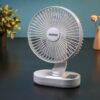 Geepas 8" Rechargeable Fan + LED Light GF21157