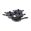 DELCASA 10Pcs Granite Coated Cookware Set -DC2284