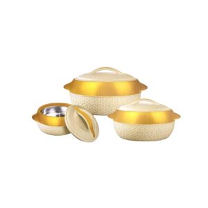MILTON Matrix Insulated Casserole Set 1L, 1.5L & 2.5L