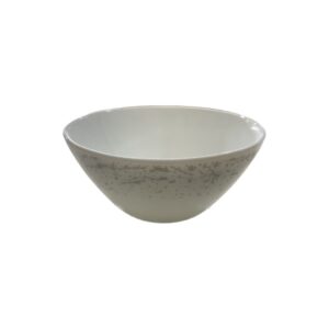 Opal Astra Silver Bowl 24CM White  240-914