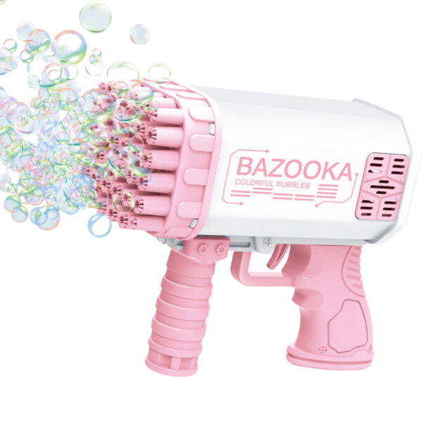 Electric Bazooka Bubble Gun 36 Hole