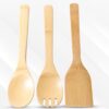 DELCASA 3Pcs Bamboo Utensils DC1680
