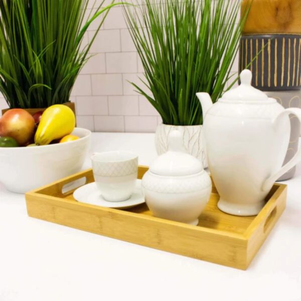 Wooden 3PC Tray Set XZ-2609