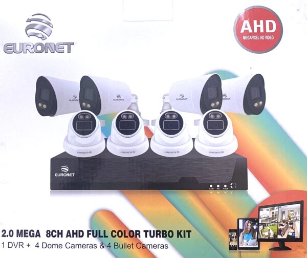 Euronet 2MP 8 Channel CCTV