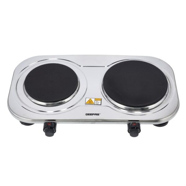 Geepas Stainless Steel Double Hot Plate GHP32024