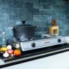 Geepas Stainless Steel Gas Cooker (Double) GGC31031