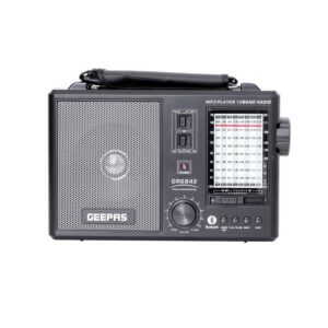Geepas Rechargeable 10 Band Radio with Bluetooth GR6842