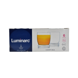 Luminarc Cortina Tumbler Drinking Glasses 31cl x 6 - YD6/B8 N0759