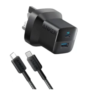 Anker 323 Charger with 322 USB-C to USB-C Cable (33W , 3ft)
