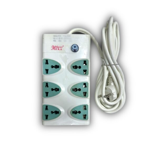 Universal Extension Socket Cable 6Way 3M