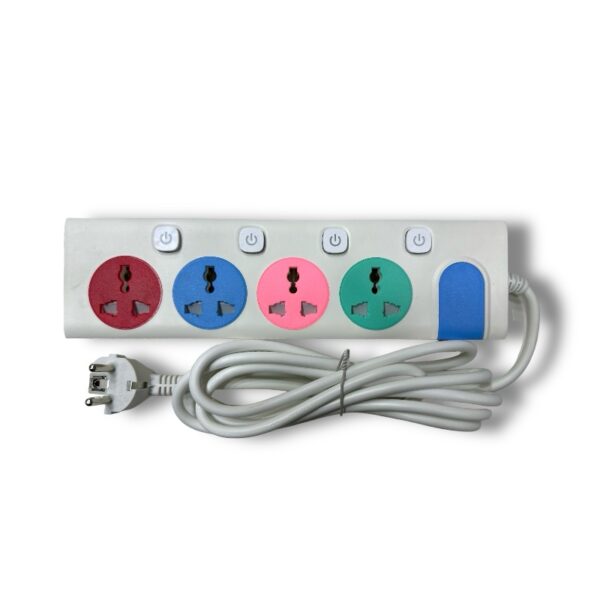 Universal Extension Socket Cable 4Way 3M #654