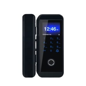 Aluminum Alloy biometric glass door lock CP20TT
